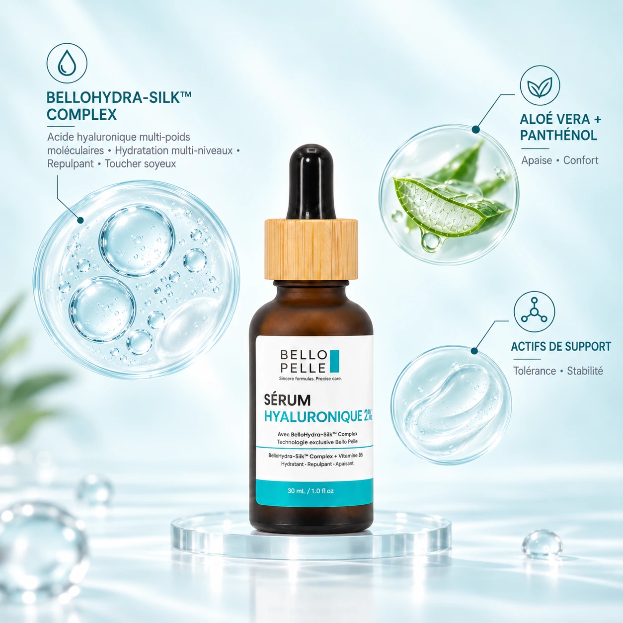 Sérum Acide Hyaluronique 2% + Protéines de Soie — vue 3