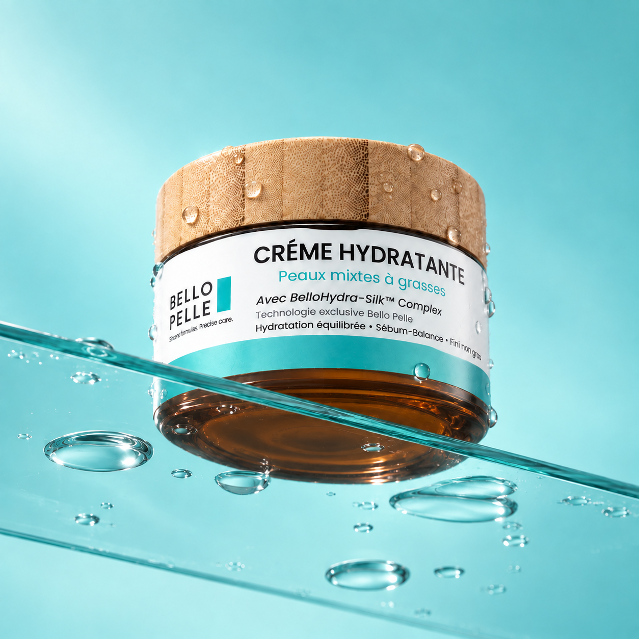 Crème Hydratante – Peaux Mixtes à Grasses (Gel-crème) — détail 1